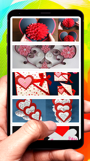 DIY love Paper Crafts Idea Screenshot 1