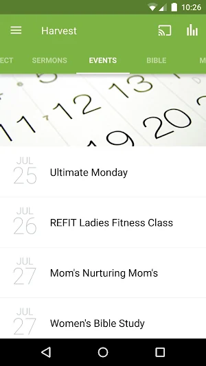 Harvest Christian Church App Screenshot 2