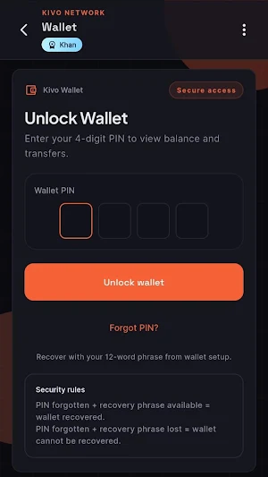 KIVO Network Screenshot 1
