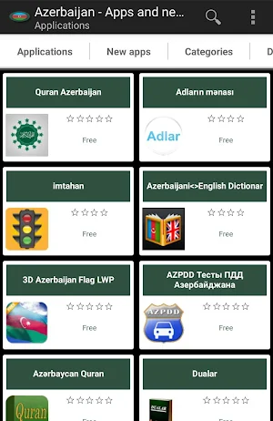 Azerbaijani apps and games Screenshot 0