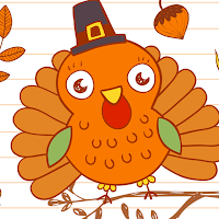 Thanksgiving Doodle- Wallpaper
