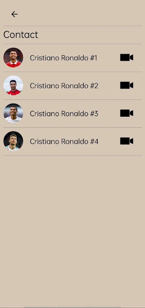 Ronaldo Fake Video Call Screenshot 1