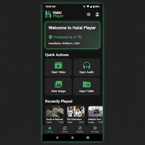 Halal Player Screenshot 0