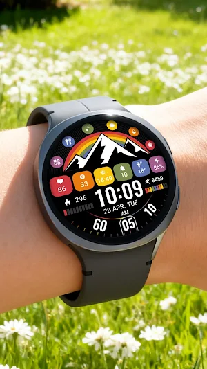 Gorgeous Rainbow ZKin Watch Screenshot 0