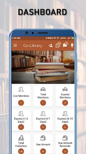 GO Library best Library app for Seat, Shift based Screenshot 1