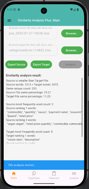 Similar Plus: Extract, Compare Screenshot 1