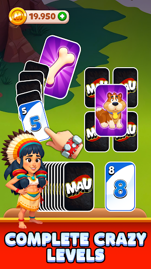 Crazy MAU - Solitaire TriPeaks Screenshot 1