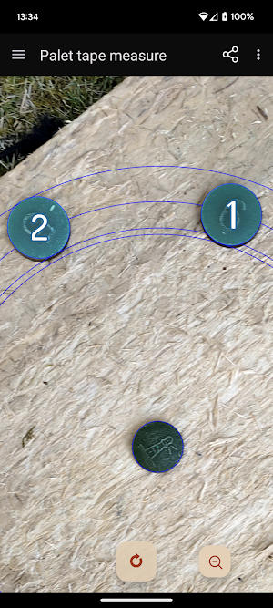 Tape measure for palet Screenshot 1