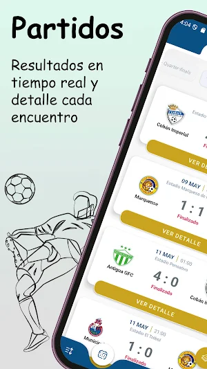 Fútbol Pro Guatemala Screenshot 0