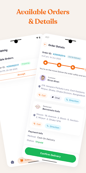 Foodnanny - Delivery Boy Screenshot 1