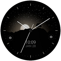 Minimal Black v25 watch face