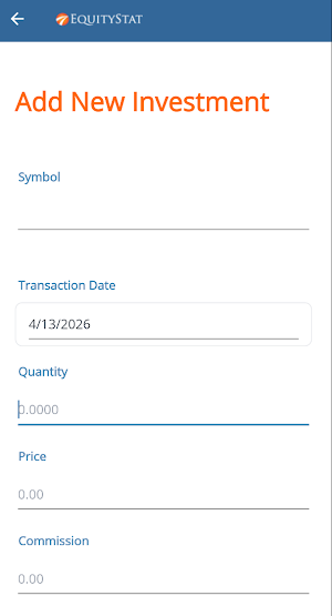 Stock Portfolio EquityStat Screenshot 1
