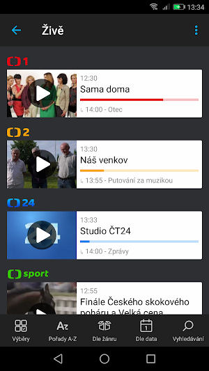 iVysílání České televize Screenshot 1