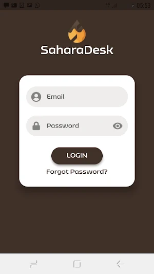 Sahara Contractor App Screenshot 0