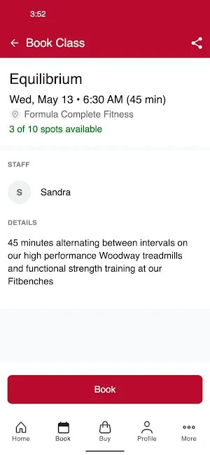 Formula Complete Fitness Screenshot 2