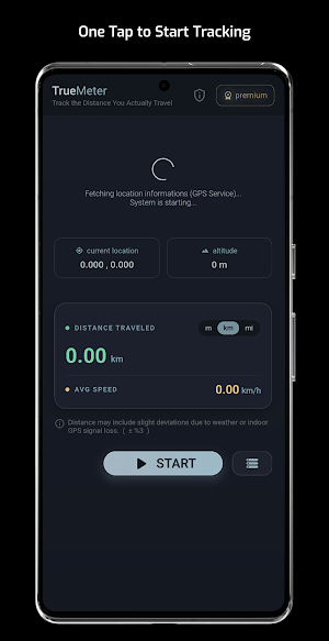 TrueMeter: Track GPS Distance Screenshot 0