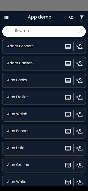 Vicon VAX Mobile Application Screenshot 2