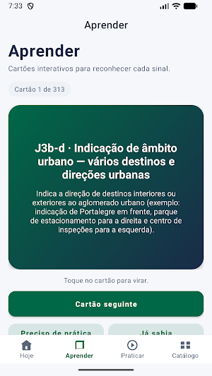 Sinais de Trânsito Portugal Screenshot 2