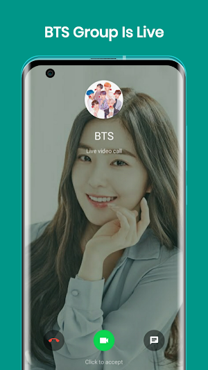 BTS Video Call - Prank Call Screenshot 1