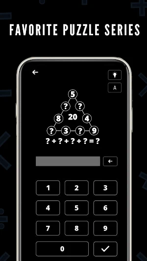 Brainex 2-math puzzles IQ test Screenshot 0