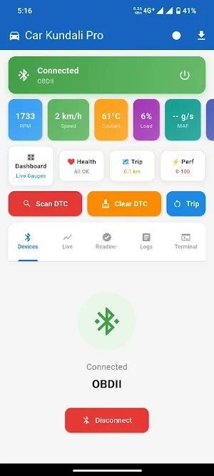 Car Kundali – OBD2 Scanner Screenshot 0