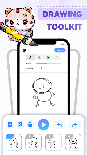 Draw Animation: Flipbook Maker Screenshot 1