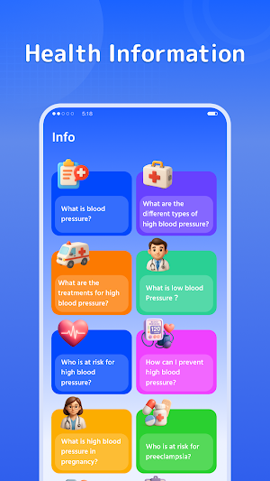 Blood Pressure & Sugar App Screenshot 2