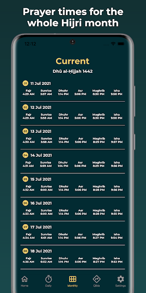 Everyday Muslim : Islam, Prayers, Qibla,Quran,Duas Screenshot 2