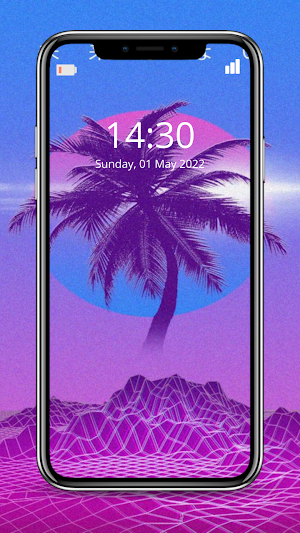 Retrowave Wallpaper 80s 90s Screenshot 3
