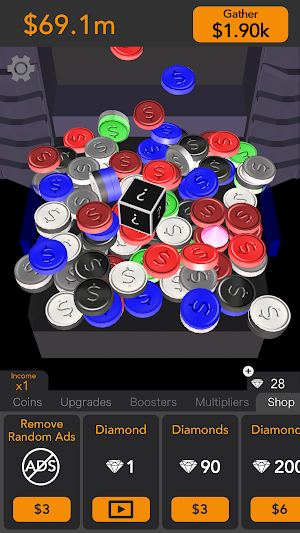 Idle Coins - Fortune Coin Pusher Screenshot 1