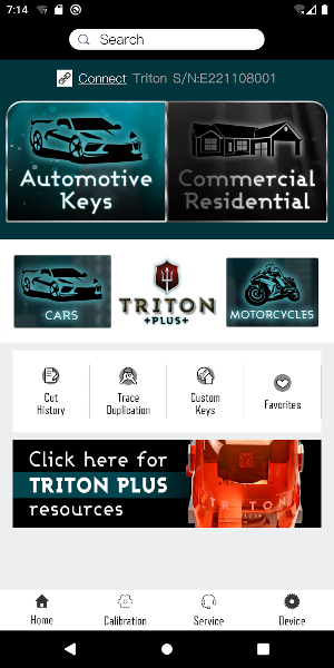 Triton Plus Key Machine Screenshot 0