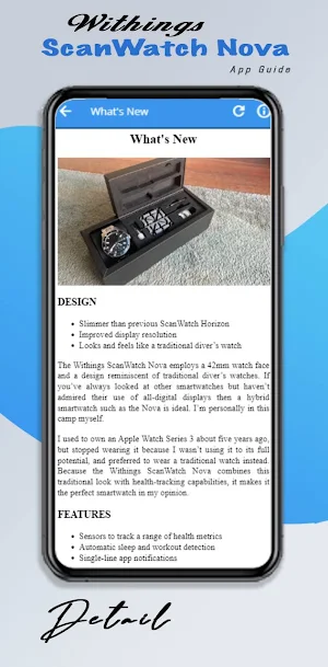 Withings ScanWatch Nova Guide Screenshot 2