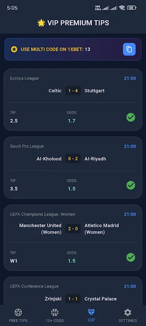 Multi Betting Tips: Daily Win Screenshot 3