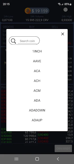 Crypto Watch Screenshot 1