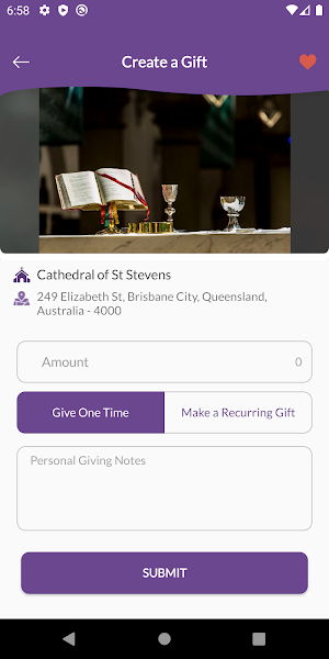 Parish Giving Screenshot 1