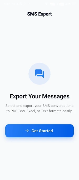 SMS Exporter Screenshot 0