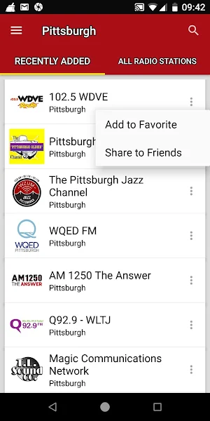 Pittsburgh Radio Stations - Pennsylvania, USA Screenshot 1