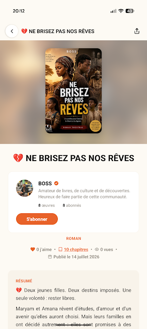 GRIOT — Littérature africaine Screenshot 0