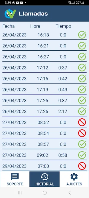 Ovllamadas Screenshot 2