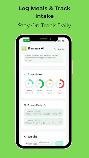Banana AI: Calorie Counter Screenshot 3