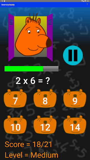 GrumblyDaddy math kids Screenshot 0