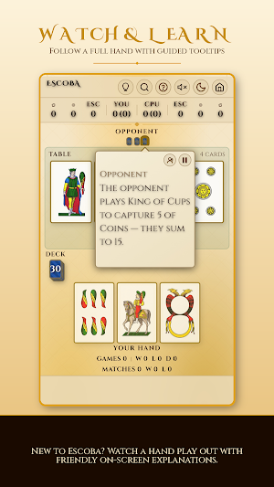Escoba: Learn & Play Screenshot 1