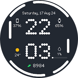 GRBL Nothing 2 Glyph Watchface Screenshot 2