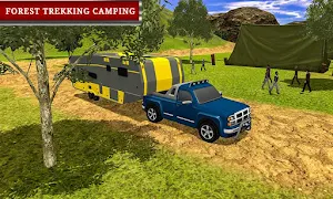 Extreme Off-Road Campervan 3D Truck Simulator 18 Screenshot 2
