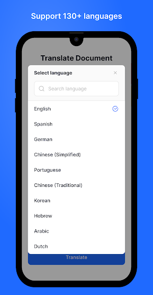 DeftPDF Document Translator Screenshot 3