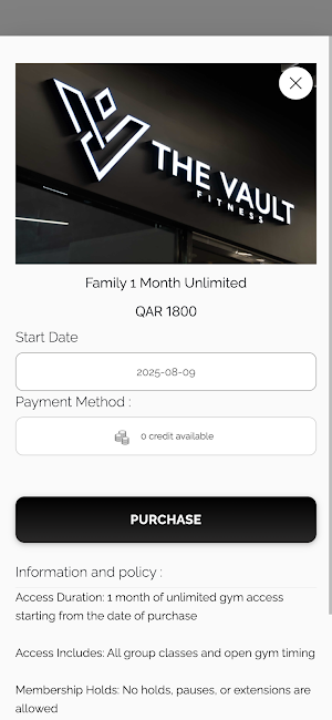 The Vault Fitness Screenshot 3