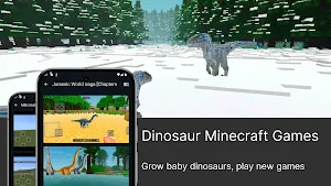 Dinosaur Mod for Minecraft PE Screenshot 1