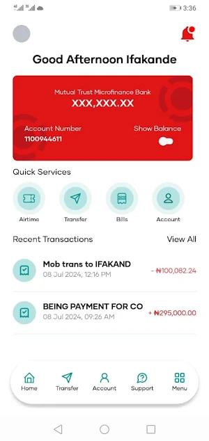Mutual Trust Personal Screenshot 2