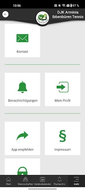 DJK Arminia Ibbenbüren Tennis Screenshot 2