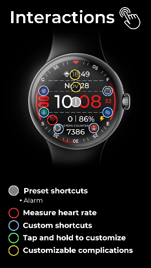 Minimal Watch Face: OMG 262 screenshot 6